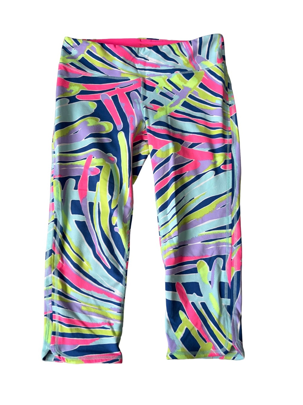 Lilly Pulitzer Luxletic Cropped Weekender Leggings in Indigo Sea Dreamin Print